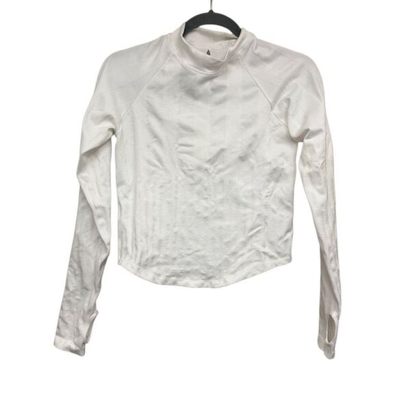 Free people movement white long sleeve shirt size m/l - Picture 1 of 3